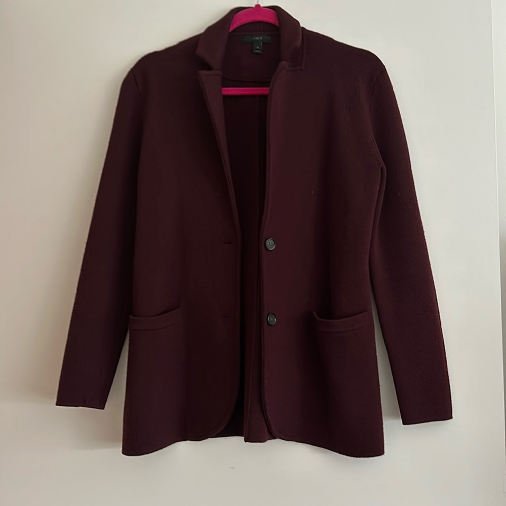 JCrew knit blazer